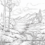 Scenic Landscapes from Around the World Coloring Pages 4