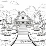 Scenic Outdoor Wedding Venue Coloring Pages 2