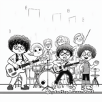 School Band Music Coloring Pages 3