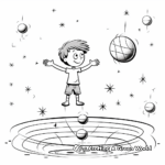 Science-Based Gravitational Pull Coloring Pages 1
