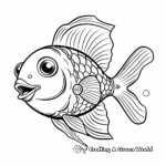 Scientifically Accurate Sunfish Coloring Pages 3