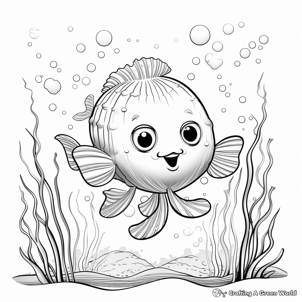 Sea Creature Biology Coloring Pages 1