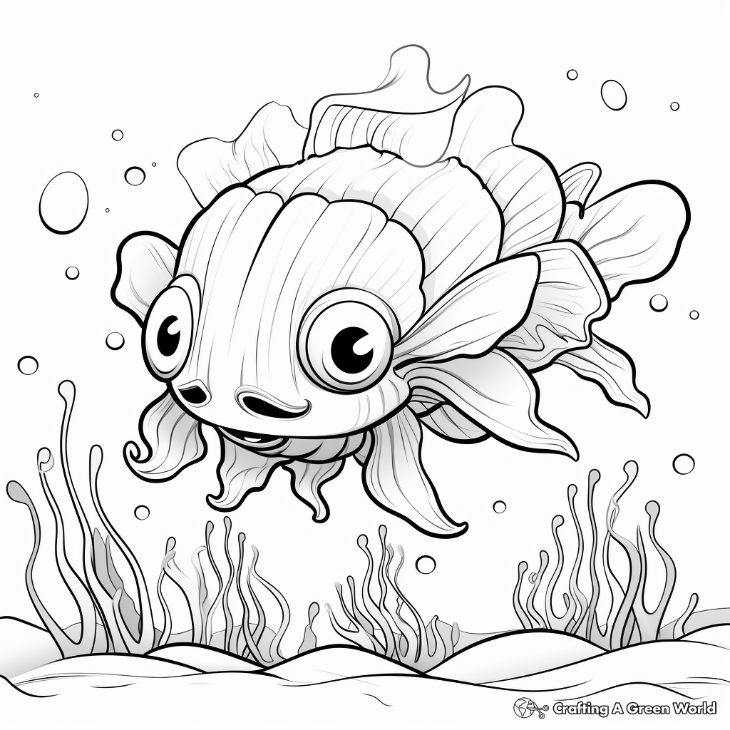 Sea Creature Biology Coloring Pages 3