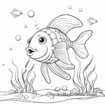 Sea Creatures: Easy Coloring Pages 2