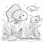 Sea Creatures: Underwater Beach Coloring Pages 4