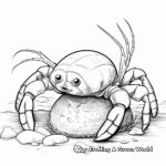 Seafood Delight: Lobster and Crab Coloring Pages 1