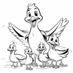 Seagulls and Pelicans Coloring Pages 3