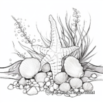 Seashells and Pearls Coloring Pages 3