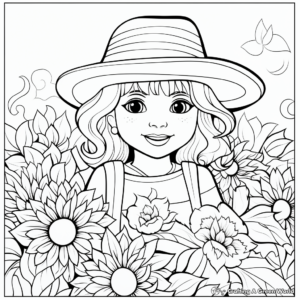 Season-Inspired Blank Coloring Pages 2