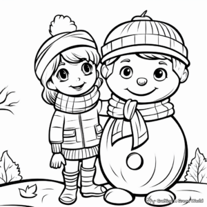 Season-Inspired Blank Coloring Pages 3