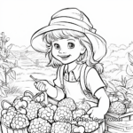 Seasonal: Autumn Blackberry Harvest Coloring Pages 2