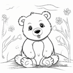 Seasons of the Black Bear: Winter Payoff Coloring Pages 4