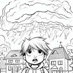 Severe Thunderstorm Warning Coloring Pages 4