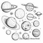 Shading guide for Solar System Coloring Pages 3