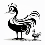 Shadow and Highlight Dodo Bird Coloring Pages 4