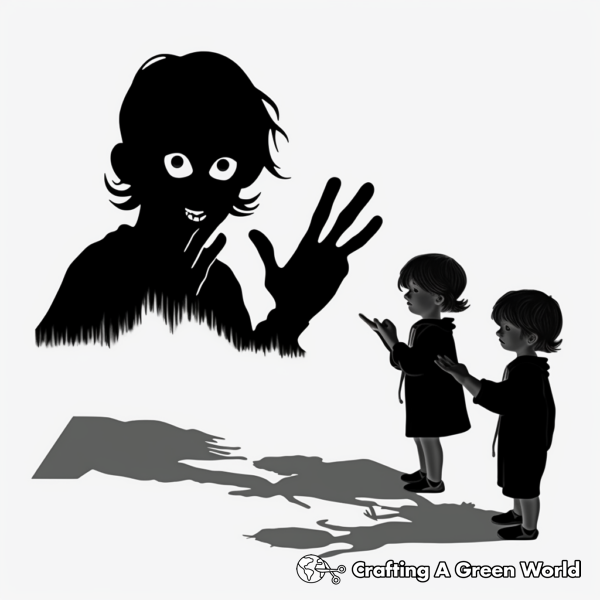 Shadow Figure Printable Shadow Coloring Pages - Free & Printable!