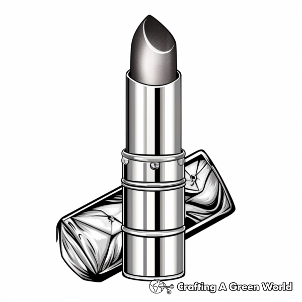 Lipstick Coloring Pages - Free &amp; Printable!