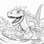 Shonisaurus Coloring Pages: The Ancient Water Beast 1