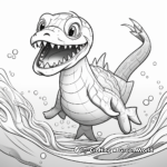 Shonisaurus Coloring Pages: The Ancient Water Beast 4