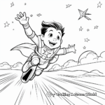 Shooting Stars Crossing The Milky Way Coloring Pages 2