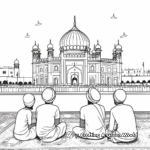 Sikhism: The Golden Temple Coloring Pages 2