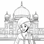 Sikhism: The Golden Temple Coloring Pages 4