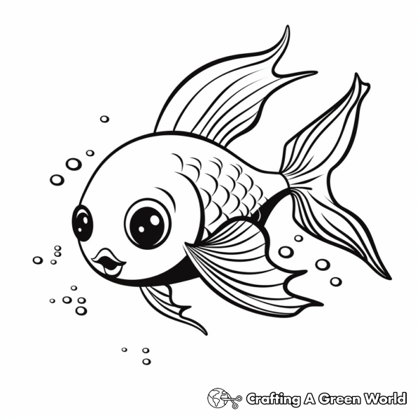 Cartoon Fish Coloring Pages - Free & Printable!