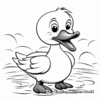 Simple and Cute Pelican Coloring Pages for Toddlers 3