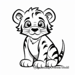 Simple Animal Coloring Pages for Beginners 1