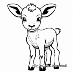 Simple Bighorn Sheep Outline Coloring Pages 3