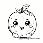 Simple Blackberry Coloring Pages for Toddlers 4