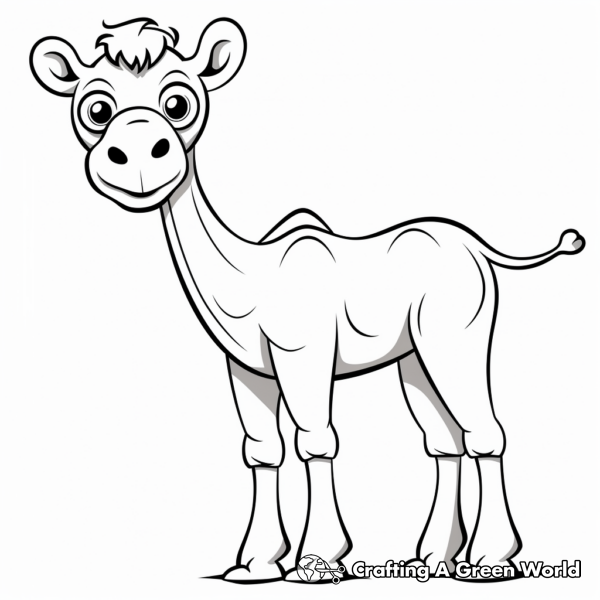 Camel Coloring Pages - Free &amp; Printable!