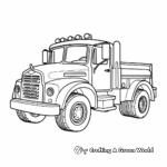 Simple Fire Truck Coloring Pages for Toddlers 3