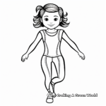 Simple Leotard Design Coloring Pages for Beginners 4