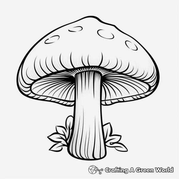 Aesthetic Mushroom Coloring Pages - Free & Printable!