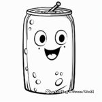 Simple Soda Can Coloring Pages 4