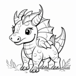Simple Styracosaurus Coloring Pages for Beginners 3