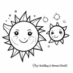 Simple Sun Coloring Pages for Toddlers 2