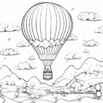 Sky High Balloon Coloring Pages 1