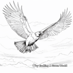 Skyward Flying Vulture Coloring Page 2