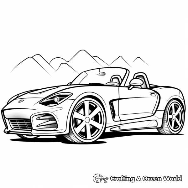 Car Coloring Pages - Free &amp; Printable!