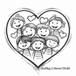 Smiling Faces Spreading Love Coloring Pages 3