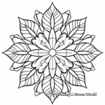 Snowflake Detailed Coloring Pages 1