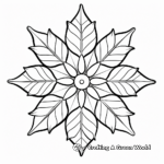 Snowflake Detailed Coloring Pages 4