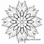 Snowflakes in Motion: Action-Packed Coloring Pages 3