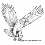 Soaring Golden Eagle Coloring Pages 2