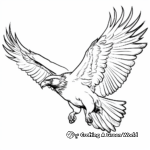 Soaring Golden Eagle Coloring Pages 4