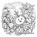 Soft 'Gentleness' Fruit of the Spirit Coloring Pages 1