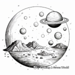 Solar System Black Hole Coloring Pages 2