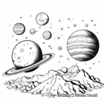 Solar System Black Hole Coloring Pages 4
